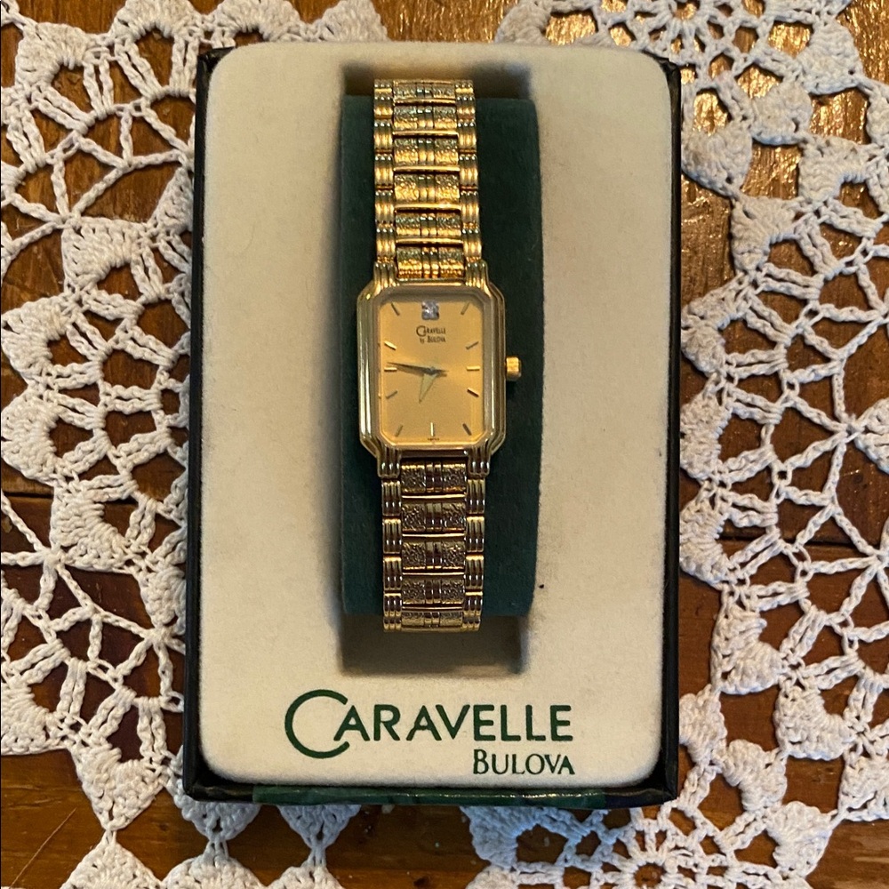 Caravelle Bulova Gold-Tone Watch